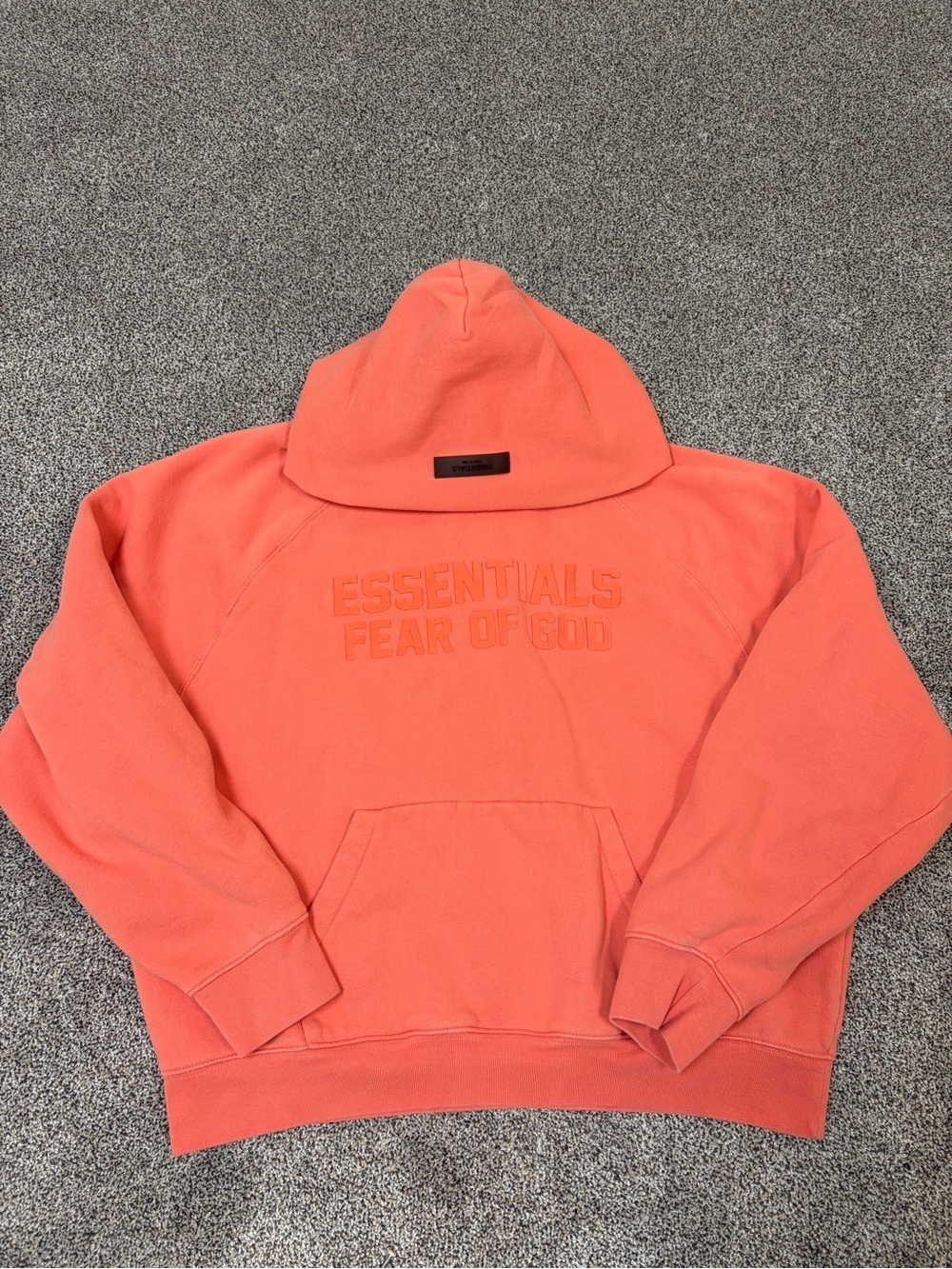 ESSENTIALS Unisex Fear Of God Coral Hoodie
